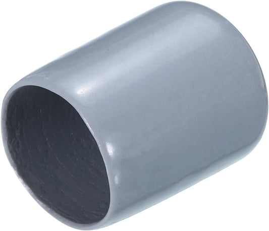 uxcell 20pcs Rubber End Caps 19mm(3/4") ID Vinyl PVC Round Tube Bolt Cap Cover Screw Thread Protectors Grey