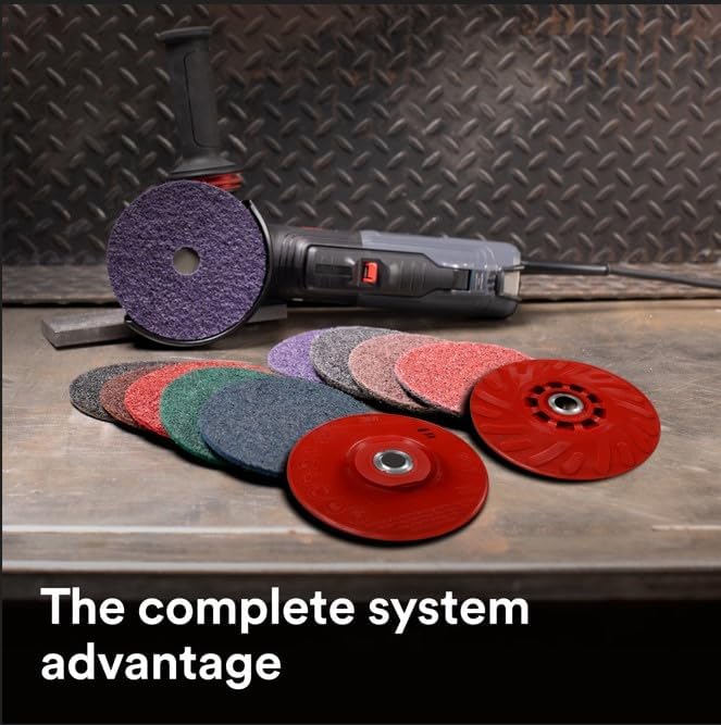 3M Electric Angle Grinder, 11129, VS, 4.5-5 in Paddle Switch, 13-Amp, 120V, for Cutting, Grinding, Polishing and Rust Removal,1 EA