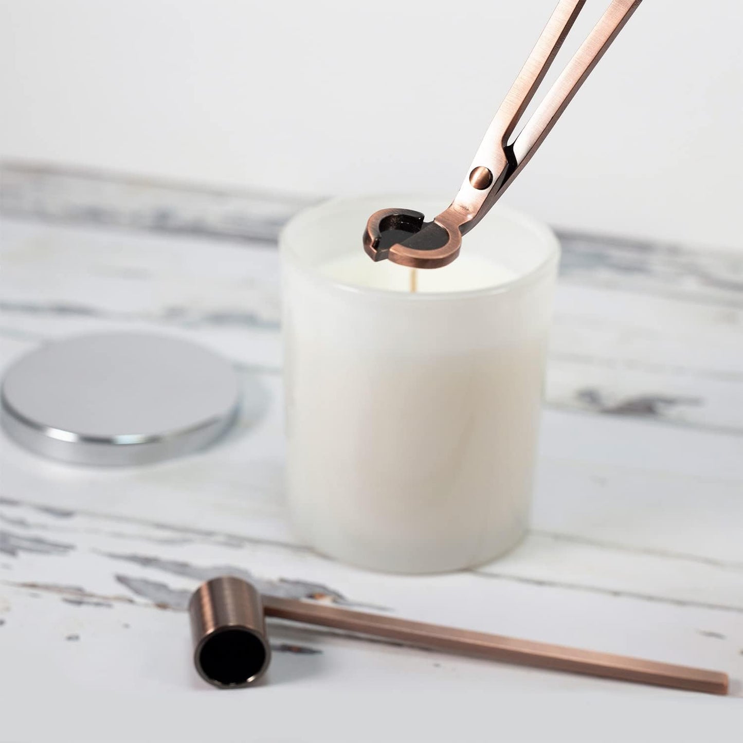 Candle Wick Trimmer and Candle Snuffer Accessory Set – Pick Your Color