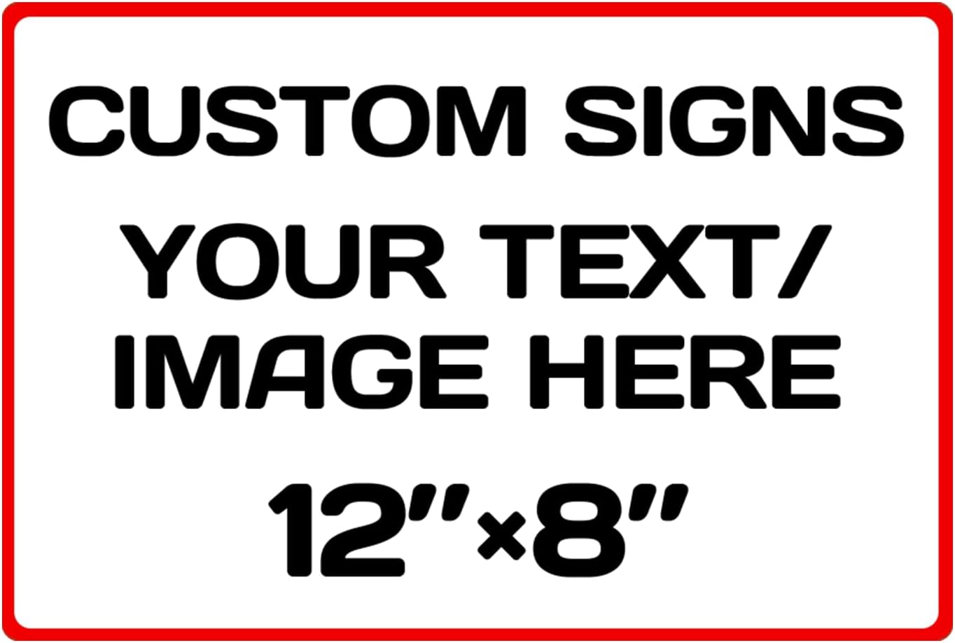 Aluminum Weatherproof Metal Sign Multiple Sizes Custom Personalized Text And picture Here, Black White Traffic Regulation Horizontal Street Signs ,hazard sign,garden sign,custom door sign,Customised business signs