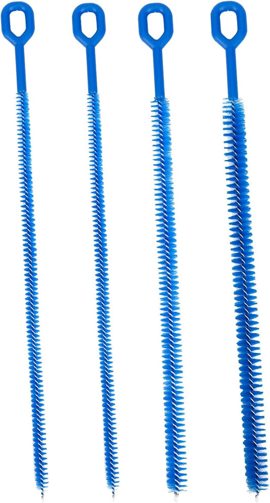 4pcs Straw Cleaner Brushes for Stanley, 12.4in Extra Long Full Bristles Replacement Coverage Reusable Straw Brush Cleaning Accessories for Water Bottles Glass Pipe Sippy Cup(0.31in+0.39in+0.47in)