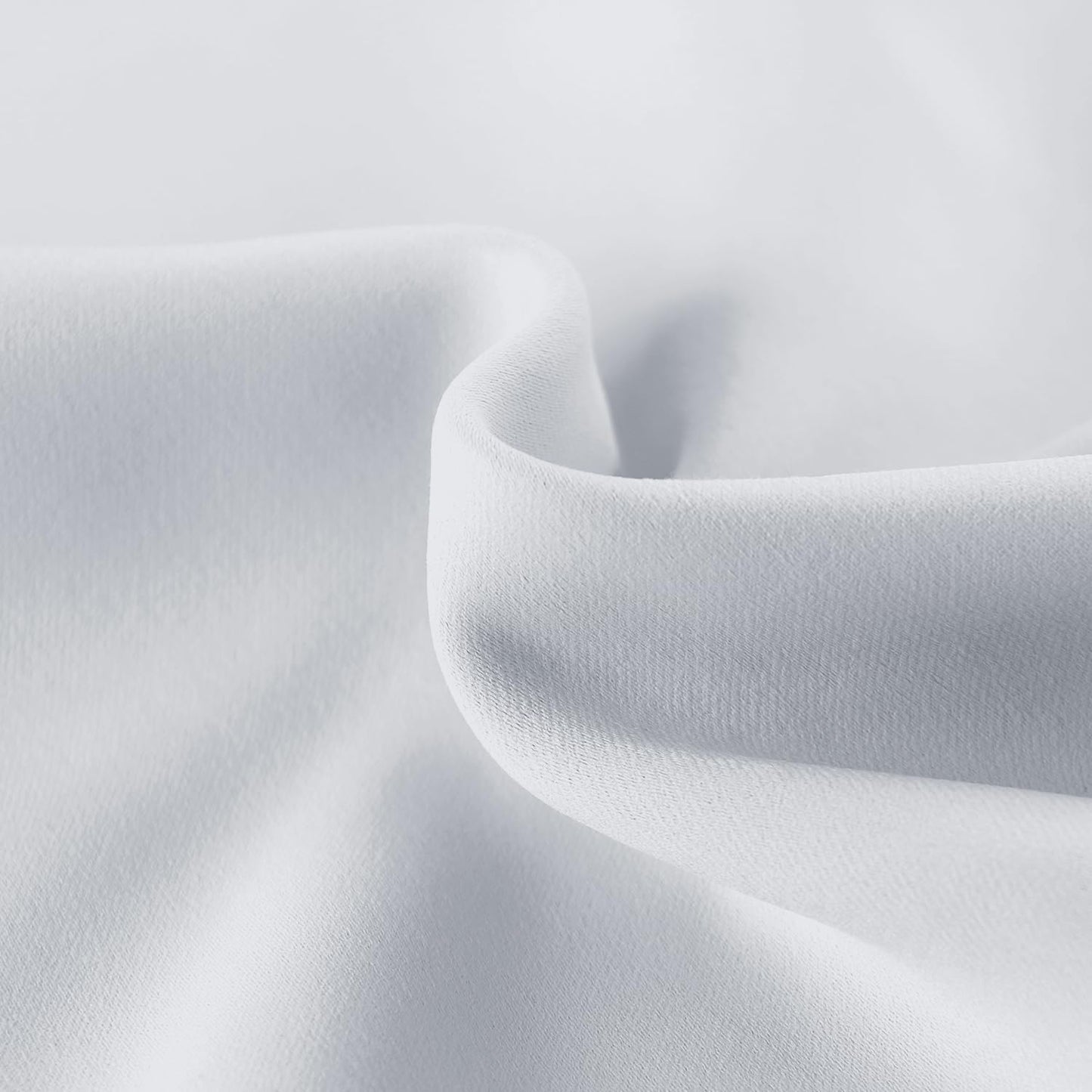 DWCN French Door Curtains – Rod Pocket Thermal Curtain for Doors with Glass Window, Kitchen and Patio Doors for Privacy, 54 X 40 Inch Length, 1 Curtain Panel with Tieback, Greyish White