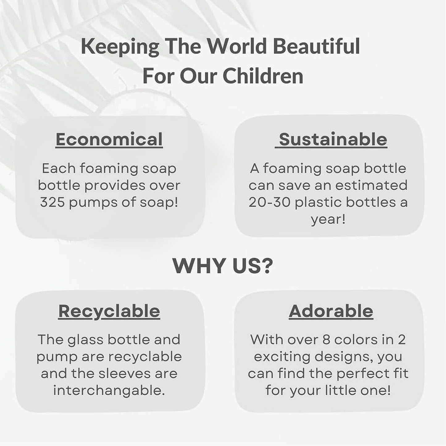 SoCal Suds & Company Glass Foaming Hand Soap Dispenser, Heart Silicone Sleeve, Refillable Pump Bottle for Kids, Baby Wash & Shampoo, Ideal for Home Use, Soft Purple 8oz