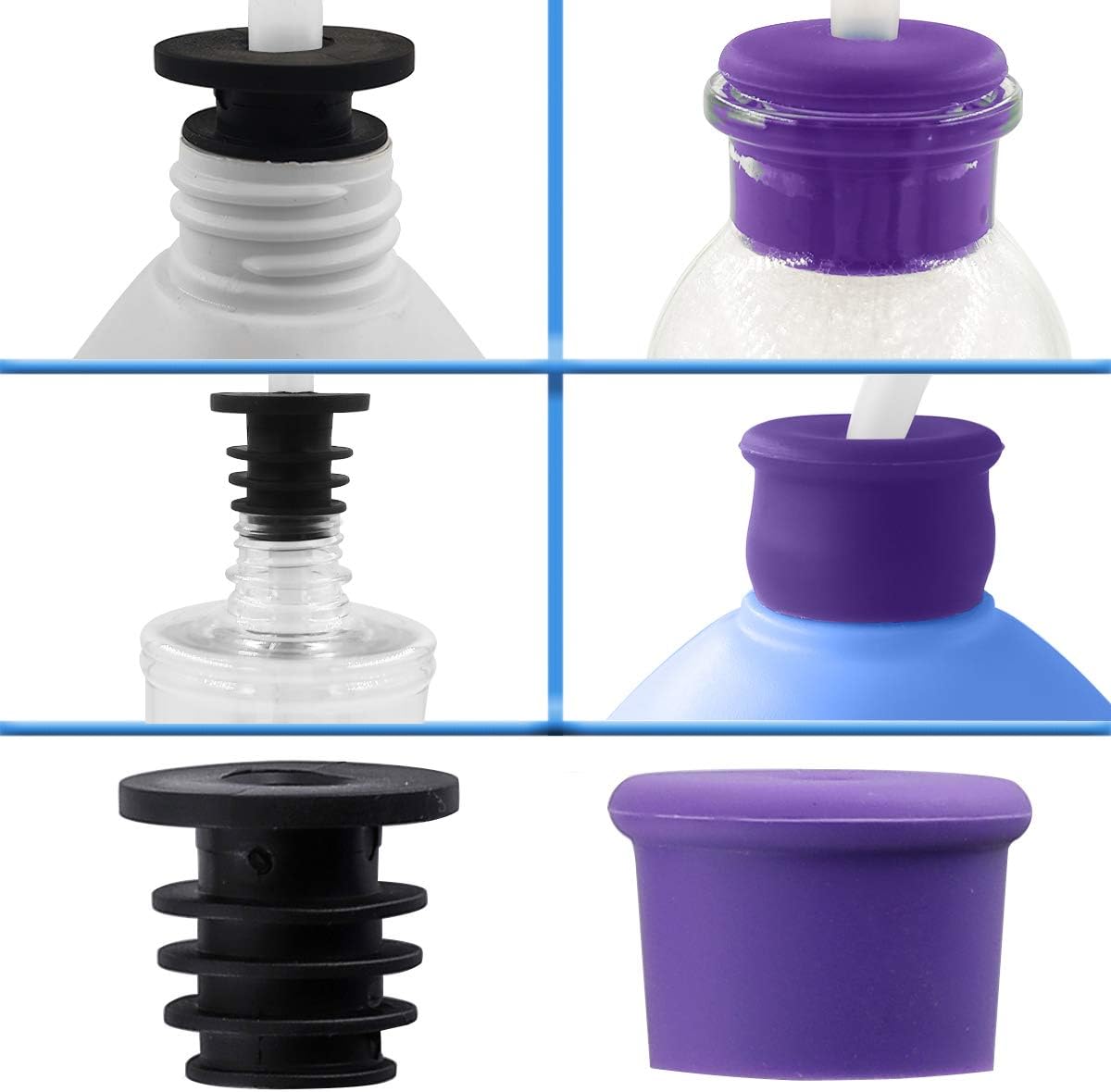 GAGALIFE Soap Dispenser for Kitchen Sink (Brushed Nickel) and Extension Tube Kit, Complete Brass Head, 40" Silicone Tube Connect to The Soap Bottle Directly, Say Goodbye to Frequent Refills