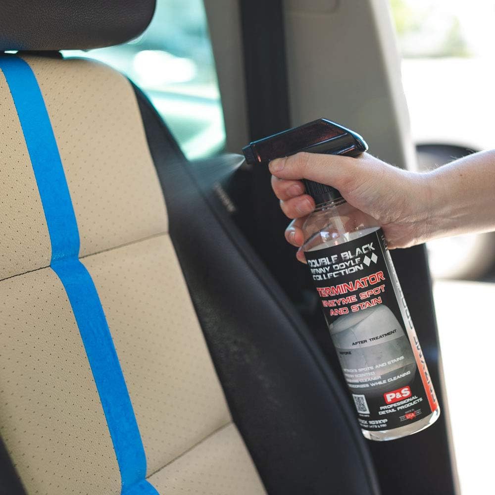 P & S PROFESSIONAL DETAIL PRODUCTS - Terminator Enzyme Spot and Stain Remover - Perfect for Deodorizing, Removing Embedded Soils, Grease, Dirt, and Protein-Based Stains; Fresh Scent (1 Quart)