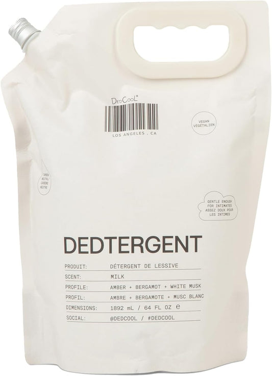 DedCool Liquid Laundry Dedtergent | Milk | Luxurious Fragrance Detergent | Removes Stains | Infused with Natural Essential Oils | Non-Toxic | 120 Washes | 64 fl oz