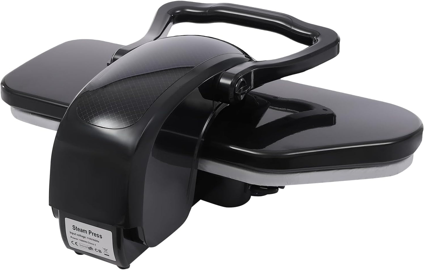 Intelligent Steam Press with 5 Fabric Setting Professional Steamer 1600W for Home/Business 36inch Non-stick Large Pressing Surface Auto Shutoff & Temp Settings Digital Touch Screen (Black)