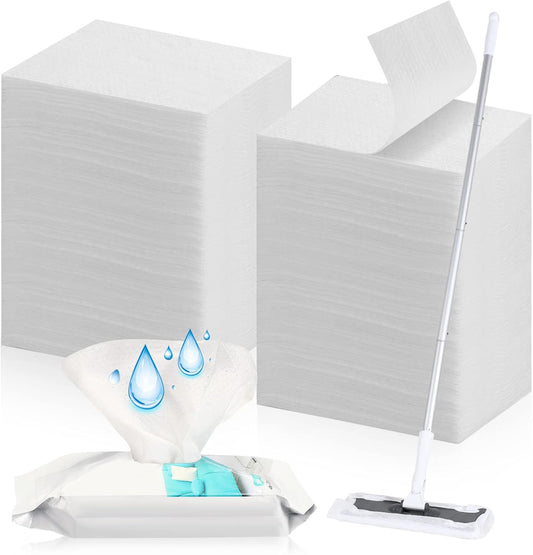 Wet Mop Pads Refills for Floor Cleaning Sweeper Wet Refills Disposable Moist Mopping Cloth Wipes for Wood Hardwood Tile(240 Pcs)