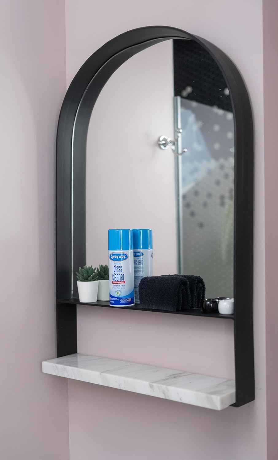 Sprayway Glass Cleaner Foaming Aerosol Spray, 15oz, Pack of 6 | Ammonia-Free, Streakless, Fast-Acting | Cleans & Polishes Glass Surfaces | Fresh Scent, Removes Fingerprints, Dust, Dirt, Smoke Film