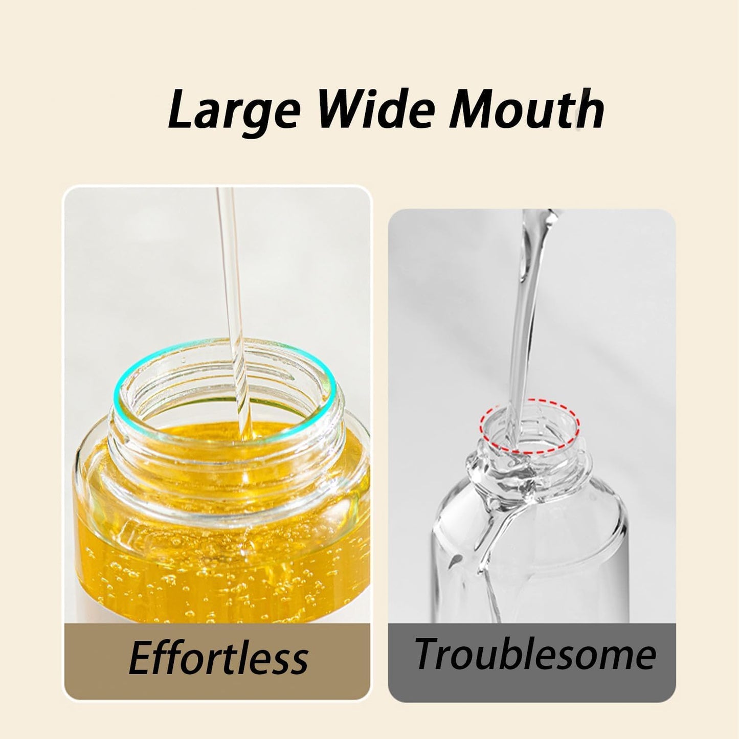 Olive Oil Dispenser Bottle, Auto Flip Non-Drip Design, Leak Proof Soy Sauce & Vinegar Dispenser, Glass Oil Bottle with 500ml Capacity, Warm Grey (1)