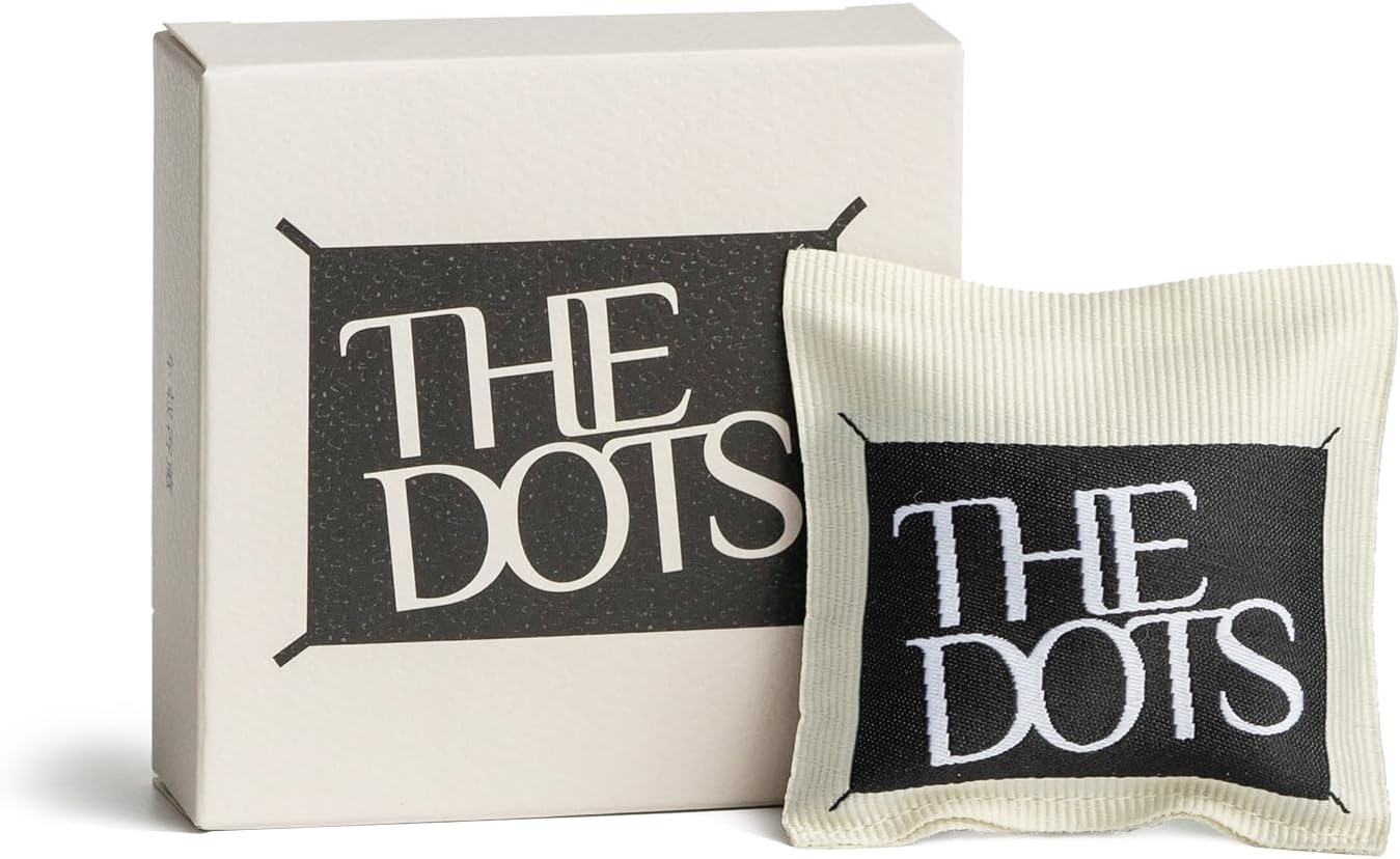 THEDOTS Series Coconut Lychee Car Vent Clip, Fabric Sachet Air Freshener, 30 Days Long-Lasting for Car Interior Decor, Non-Toxic (1 Pack)