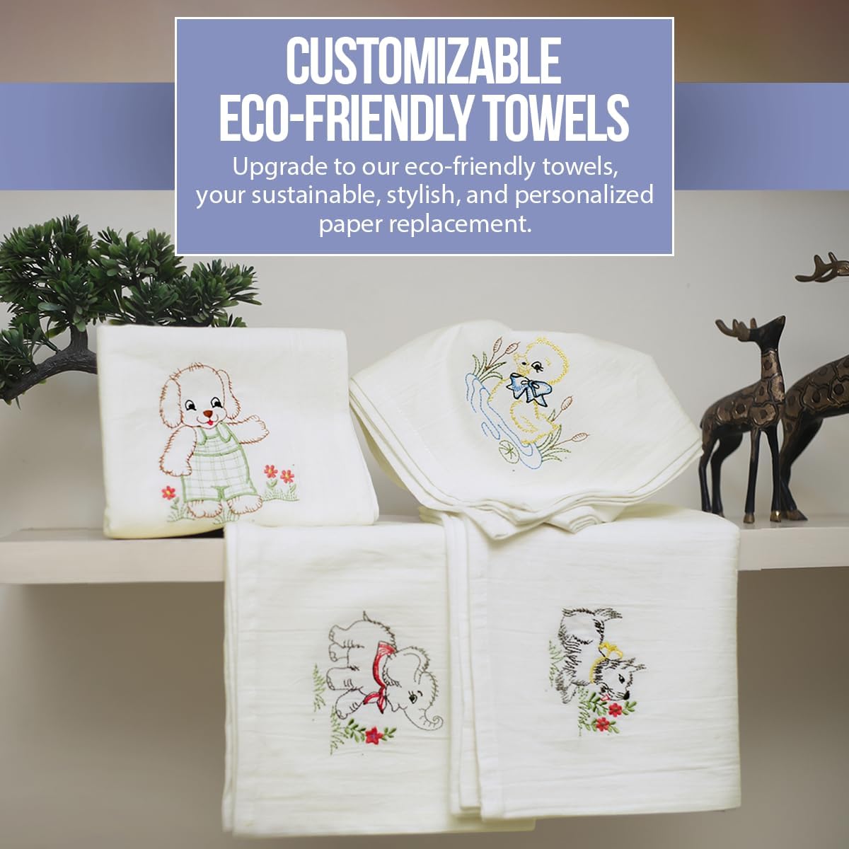 WHITEWRAP Flour Sack Towels| Tea Towel for Crafts| Kitchen Dish Cotton Blank Towel for Embroidery|Baking Bread Proofing Linen Cover| Thick Absorbent Quick Dry| 7 Pack 33"X38" Natural