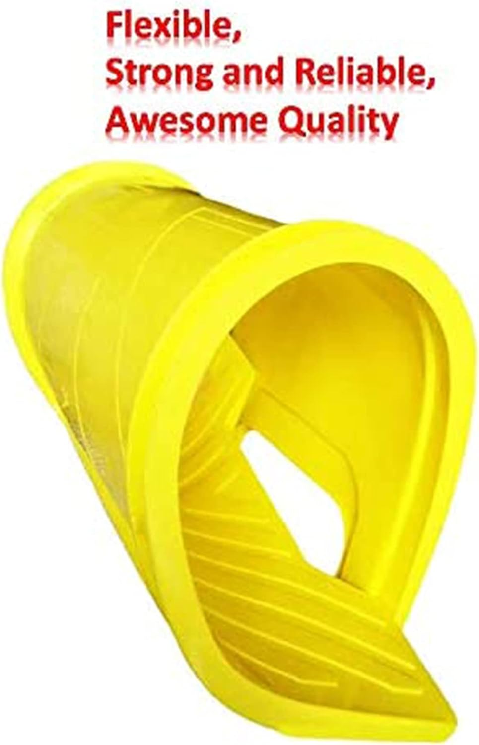 Displayforever 12 Packs Caution Wet Floor Signs for Restaurant, Restroom, Office 2-Sided Safety Bright Yellow Bilingual Sign Cuadado Piso Mojado Avoid Fall & Slip Accident