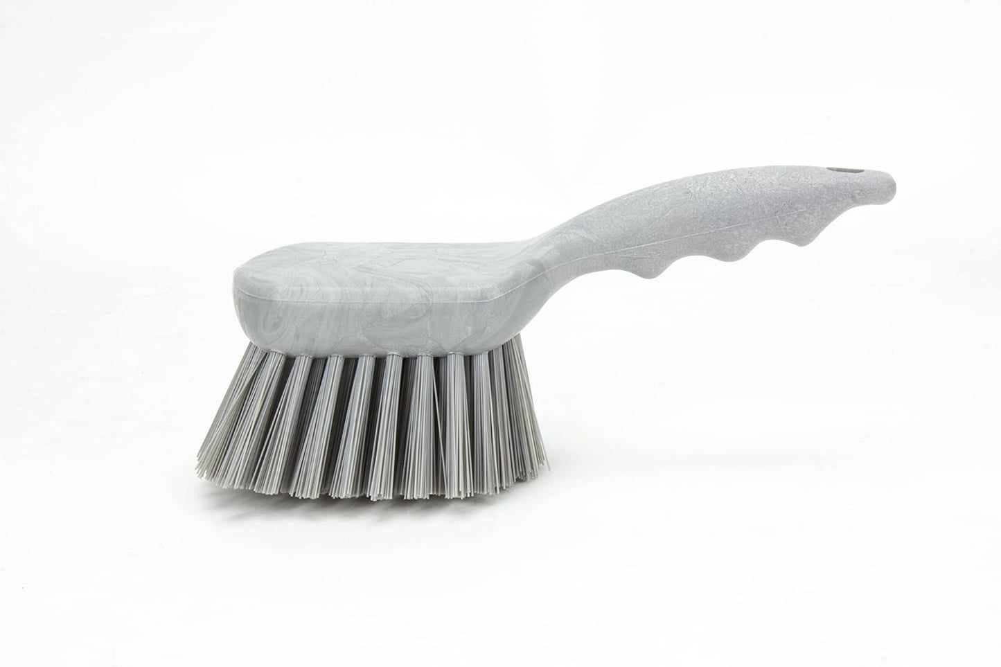 SPARTA 40541EC23 Plastic Scrub Brush, Utility Brush, Kitchen Brush With Hanging Hole For Cleaning, 8 Inches, Gray