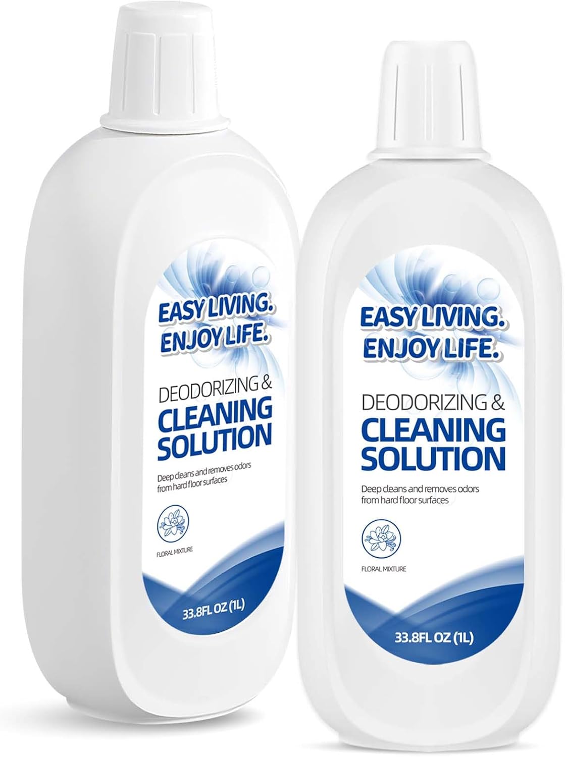 2L Floor Cleaning Solution for Tineco iFloor Series, FLOOR ONE S3 S5 S6 S7 Series, Floor Cleaner for Multiple Hard Floors, Cleaner Refill for All Wet Dry Vacuum Mop(33.8 OZ*2 Bottle)