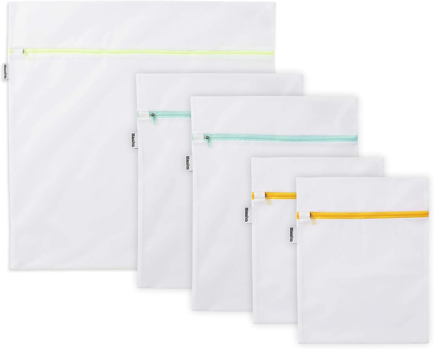 Mesh Laundry Bag for Delicates, Wash Bag for Underwear and Lingerie, Makeup Organizer Bag (1 Large, 2 Medium, 2 Small)