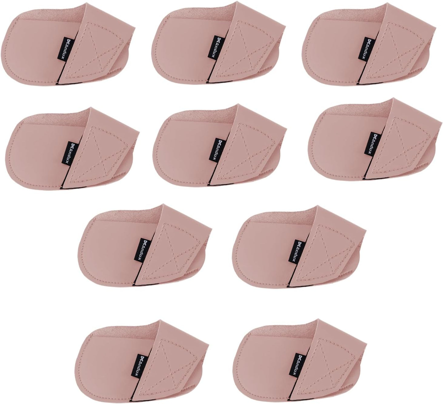 Andux 10Pack PU Golf Irons Club Head Covers Pouch Holder MT/PU03