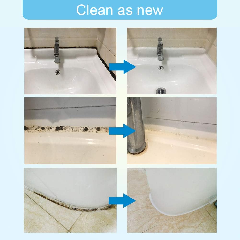 FOLLOWIN Mold and Mildew Bathroom Cleaner Gel 18oz, Household Stain Cleaner for Showers Tiles Grout Sealant Sinks