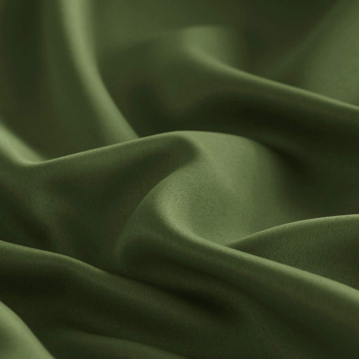 DWCN French Door Curtains – Rod Pocket Thermal Blackout Curtain for Doors with Glass Window, Kitchen and Patio Doors for Privacy, 54 X 72 Inches Long, 1 Curtain Panel with Tieback, Olive Green