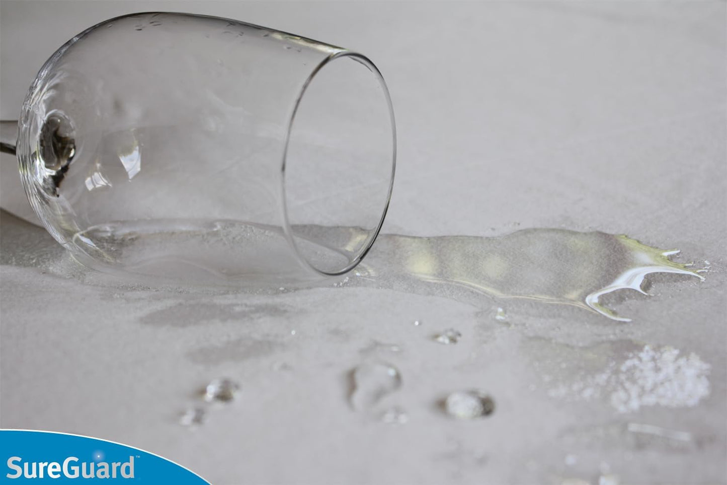 SureGuard King Size Mattress Protector - 100% Waterproof, Hypoallergenic - Premium Fitted Cotton Cover - Smooth