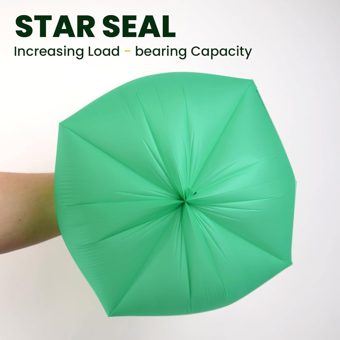 RAYTID Compostable trash Bags 2.6 Gallon Compost Bags for Kitchen Countertop Bin 1.3,2,3, Gallon, 120 Count,Small Kitchen Food Scrap Waste Bags,ASTM D6400, US BPI & Europe OK Compost Home Certified