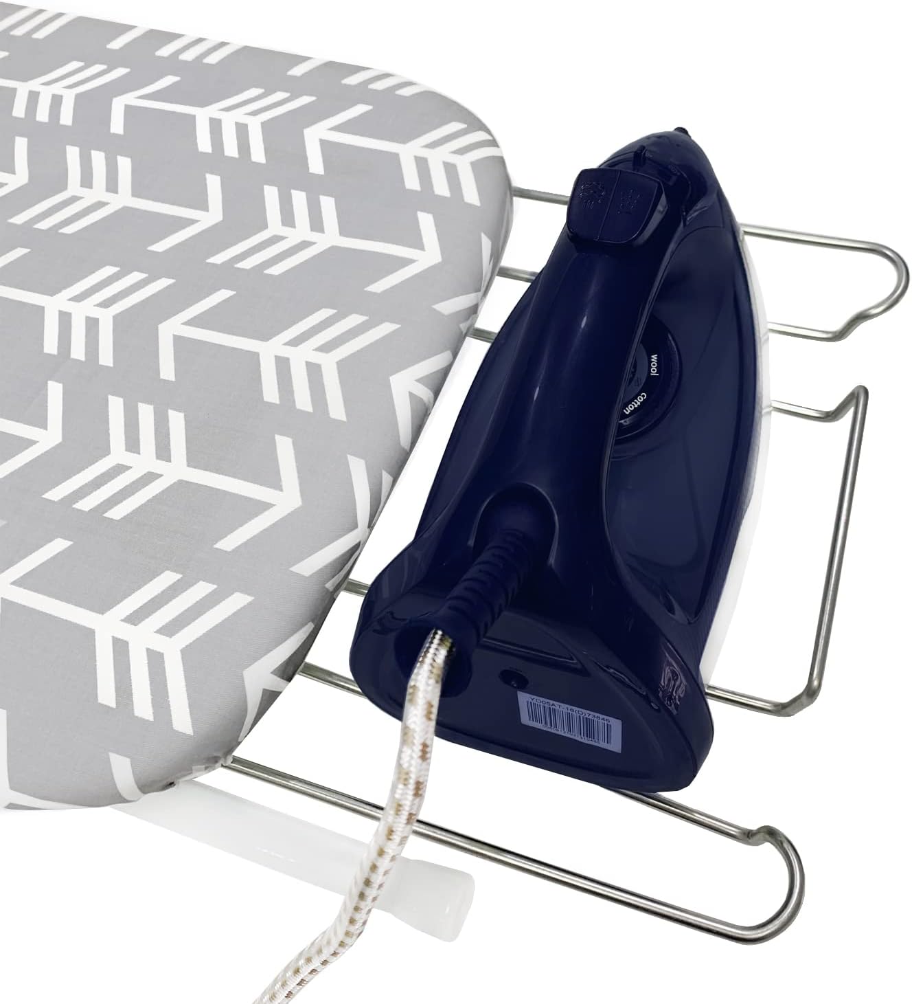 Tabletop Ironing Board with Folding Legs, Portable Small Ironing Board with Extra Thick Heavy Duty Cotton Padding Cover, Space Saving Mini Iron Board for Dorms, Laundry and Craft Room