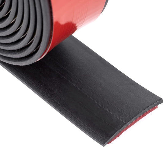 Adhesive Rubber Strips Neoprene Rubber Sheets, Rolls & Strips with Adhesive Backing Rubber Pads Self Stick Seal Rubber Gasket Adhesive Back for Matting Padding - 1" Wide x 1/16" Thick x 10' Long