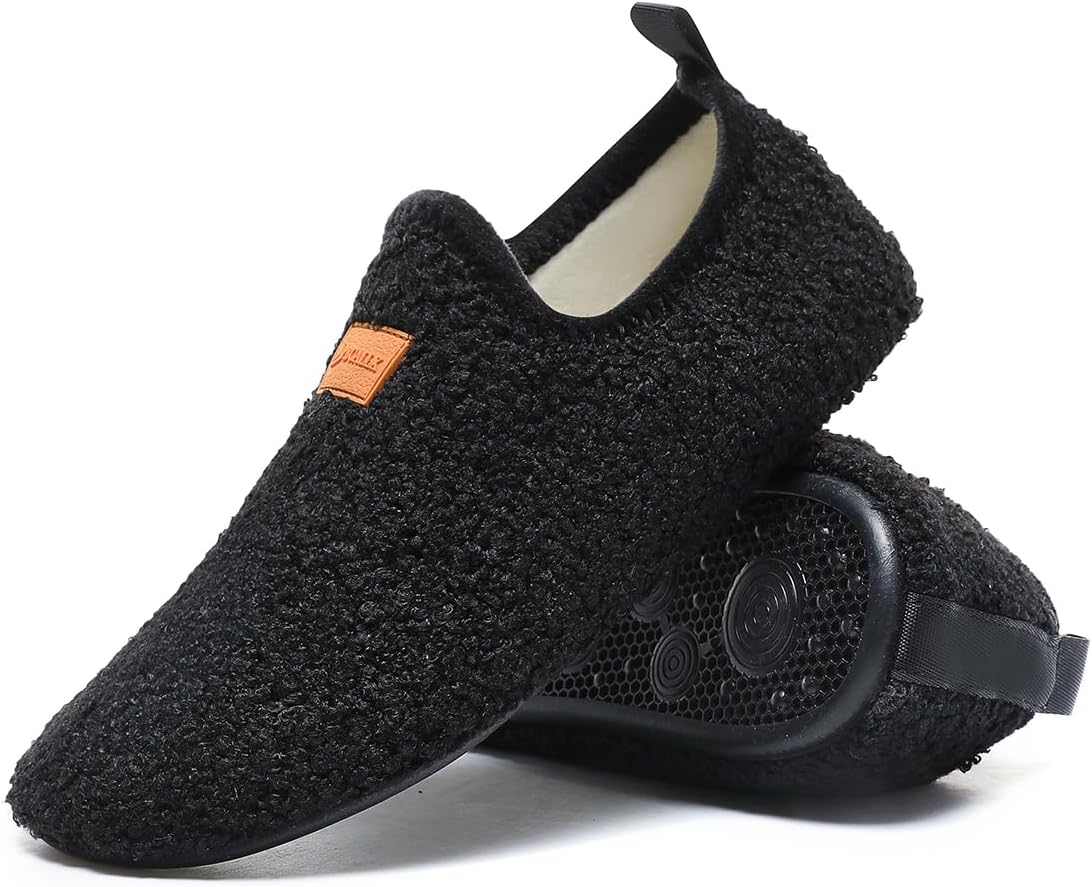 Adult Indoor House Slippers Socks Lightweight Non Slip Grip House Home Shoes for Women Men