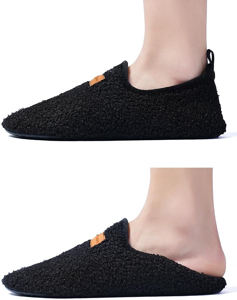 QZKDM Lightweight Slip on Grip Indoor House Slippers Barefoot Non Slip Home Exercise Yoga Shoes for Men Women