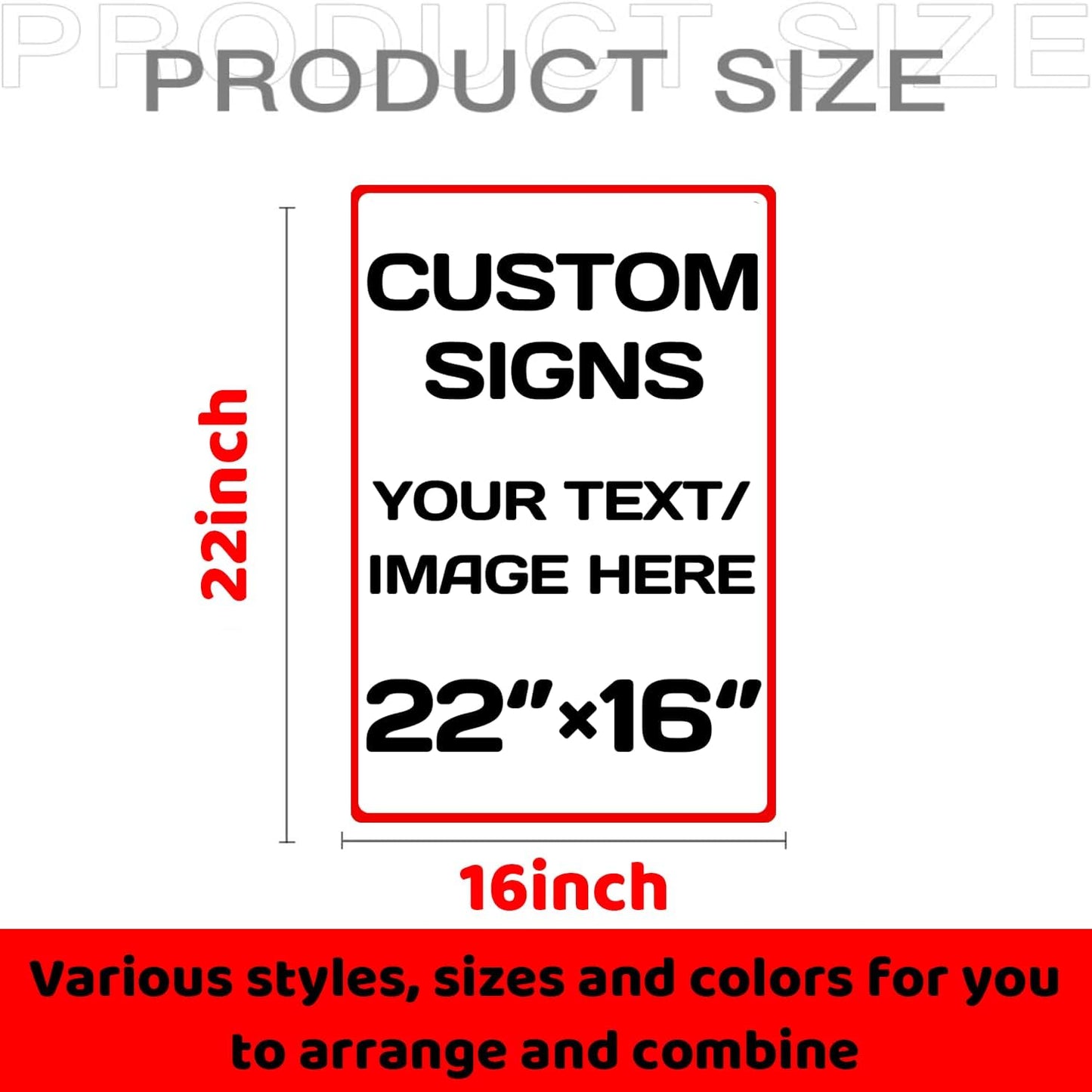 Custom Sign, Personalized Metal Signs,Aluminum Weatherproof Metal Sign Multiple Sizes Custom Personalized Text And picture Here,hazard sign,garden sign,custom door sign,Customised business signs