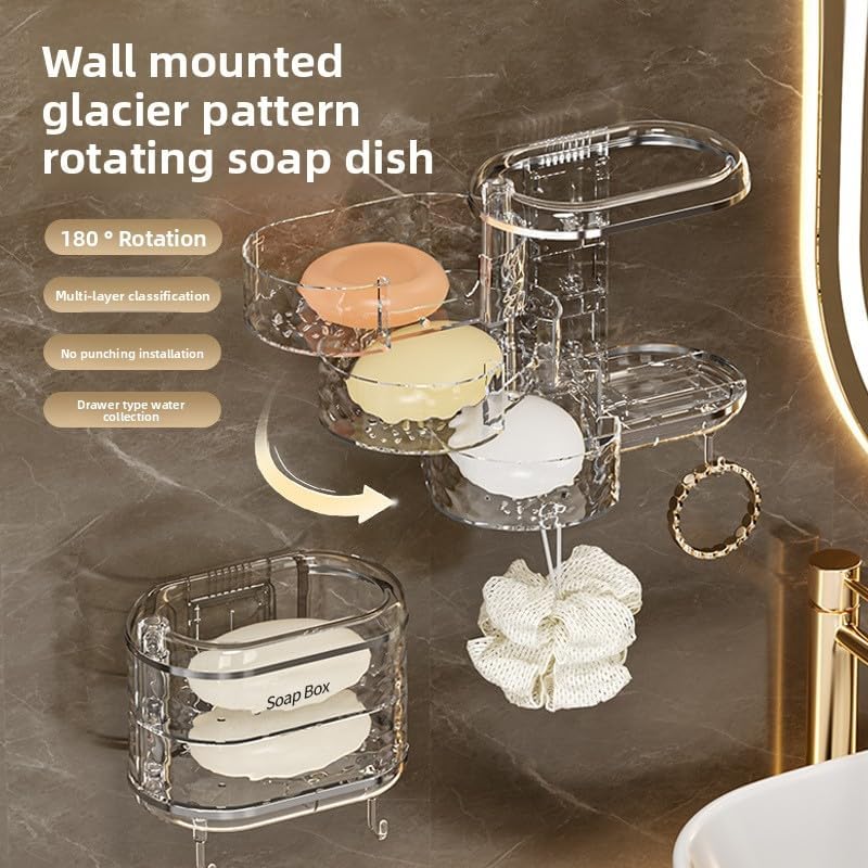 Soap Bar Holder for Shower Wall Two