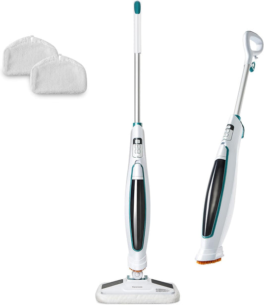 Kenmore SM2060 S200 Series Steam Mop for Floor Cleaning with Easy Scrubber & 2pcs Washable Pads, 2 Modes, Quick-Heating, Lightweight for Hardwood and Tile
