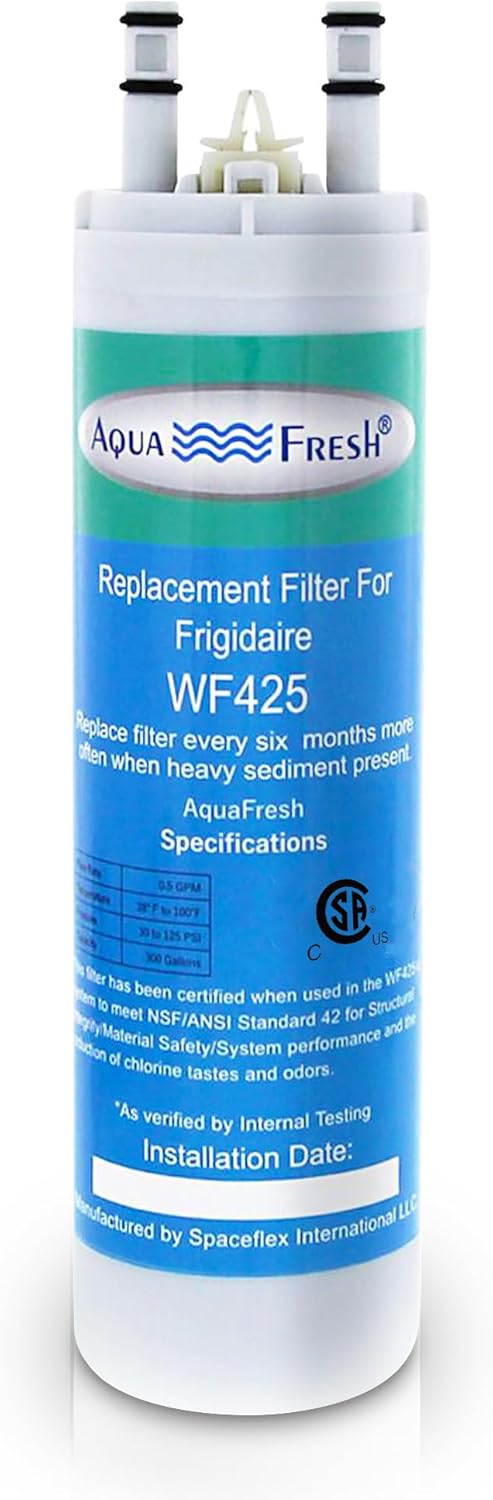 Aqua Fresh Replacement for WF3CB, PureSource 3, 706465, 242086201, 242086203, 242294501, 242069601, AP4567491, PS3412266, WF425 Refrigerator Water Filter