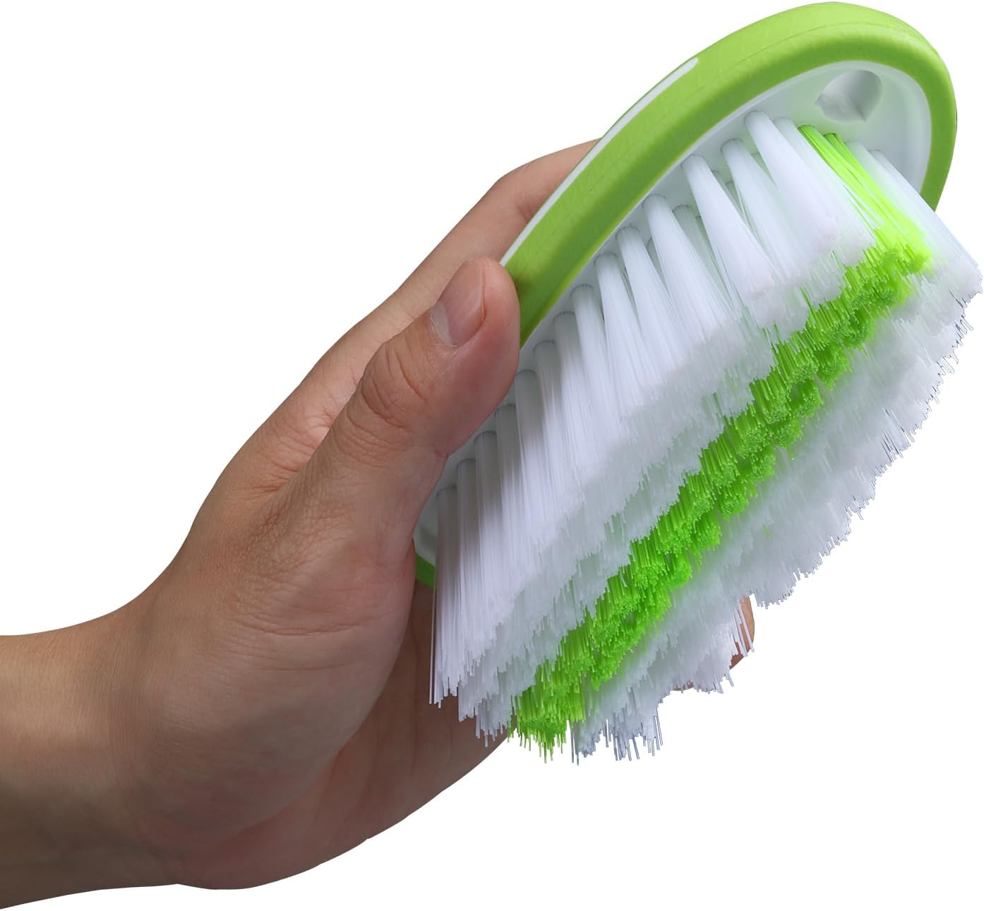 Carpet and Interior Cleaning Brushes, car Cleaning Brushes, Carpet Washing Brushes, Hard Bristle Detail Brushes, car and Home Interior Leather Brushes (Green)