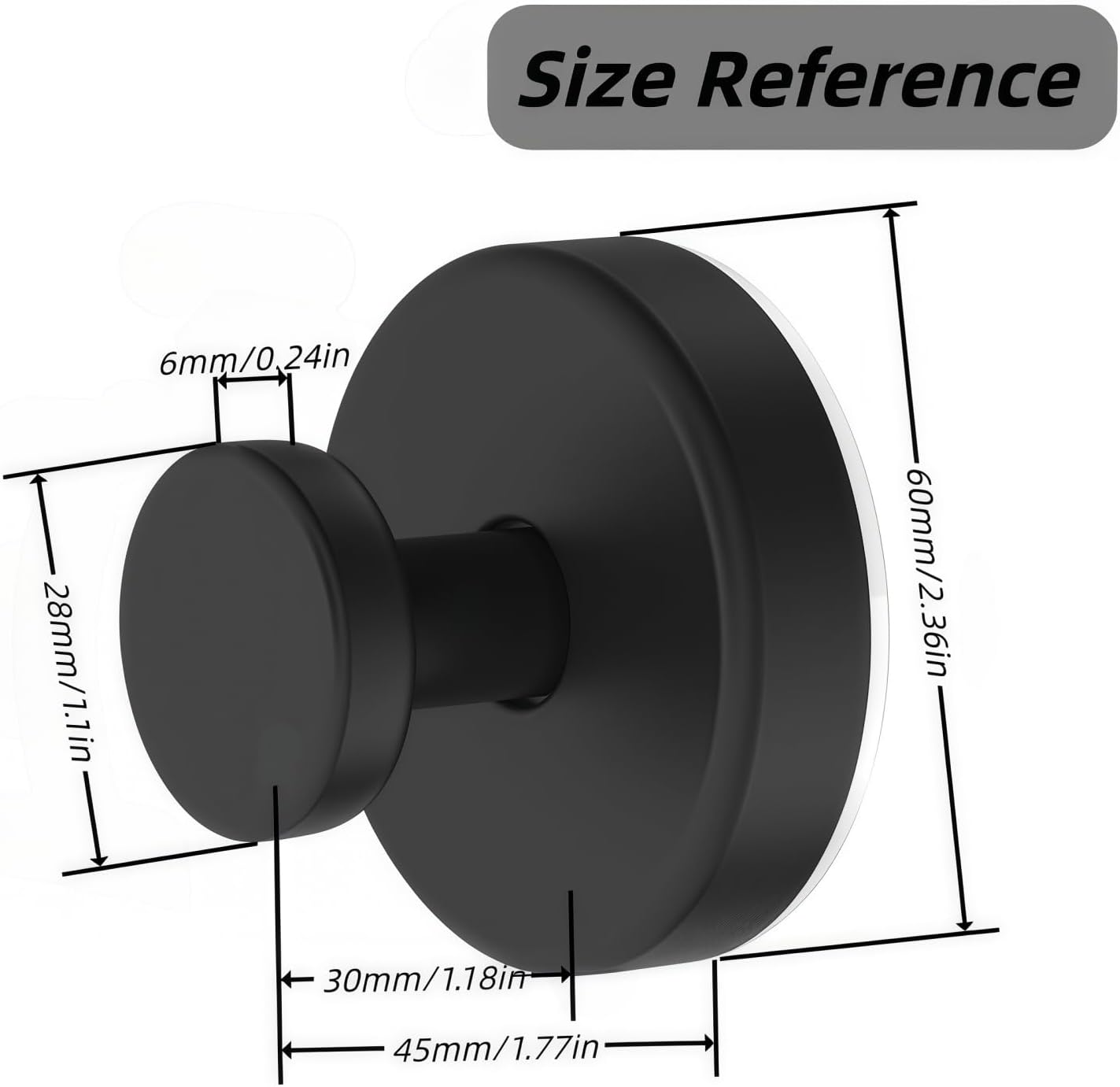 2025 Upgraded Stainless Steel Heavy Duty Suction Cup Hooks For Shower Bathroom Accessories Removable Hook For Glass Window Door Wall Hooks For Hanging Towels Robes Wreaths (Pack Of 5, Black)