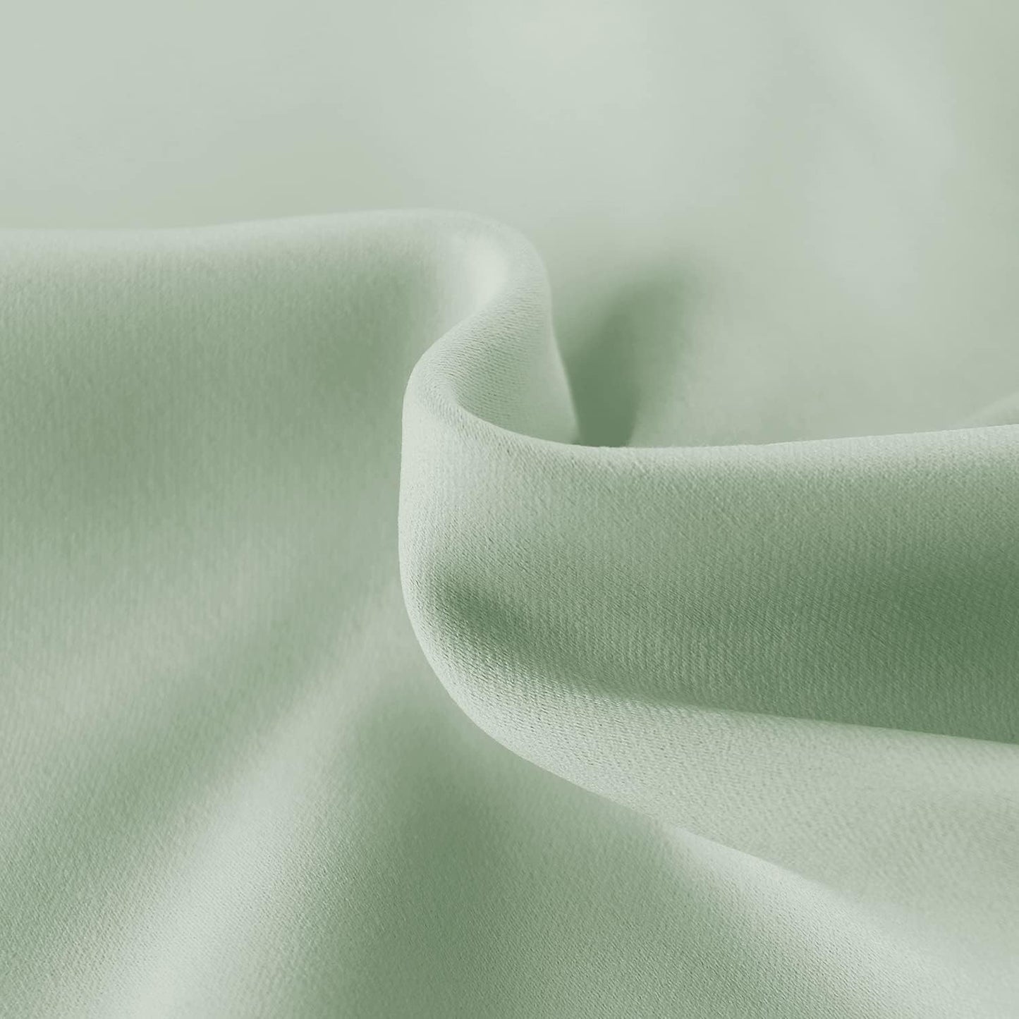 DWCN French Door Curtains – Rod Pocket Thermal Blackout Curtain for Doors with Glass Window, Kitchen and Patio Doors for Privacy, 54 X 72 Inches Long, 1 Curtain Panel with Tieback, Bean Green