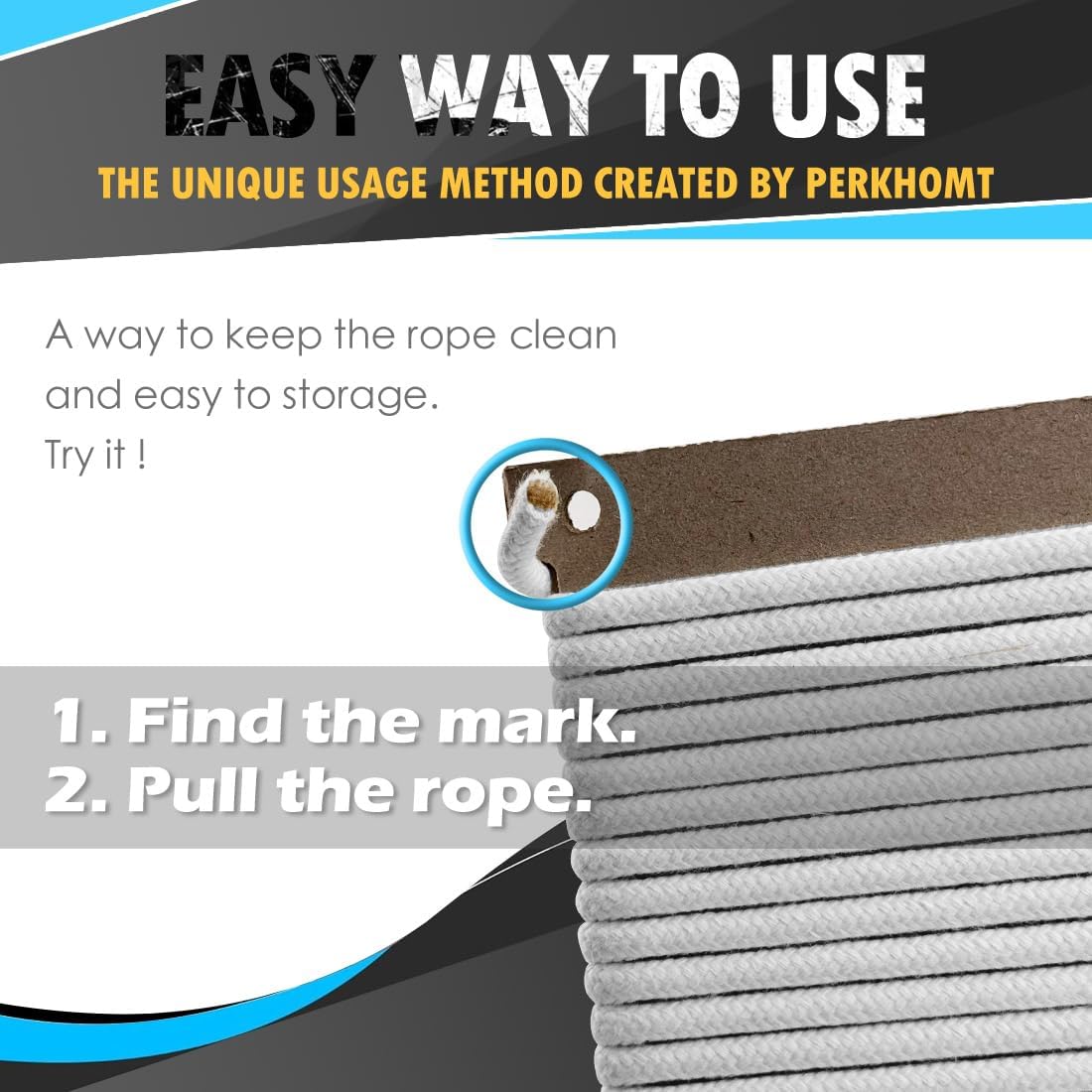 PerkHomy 500lb Cotton Rope 3/16" (5mm) 50 ft Multi Purpose Utility Diamond Braided Cord, Natural Cotton for Clothes Line Camping Crafting Flag Pole, Red