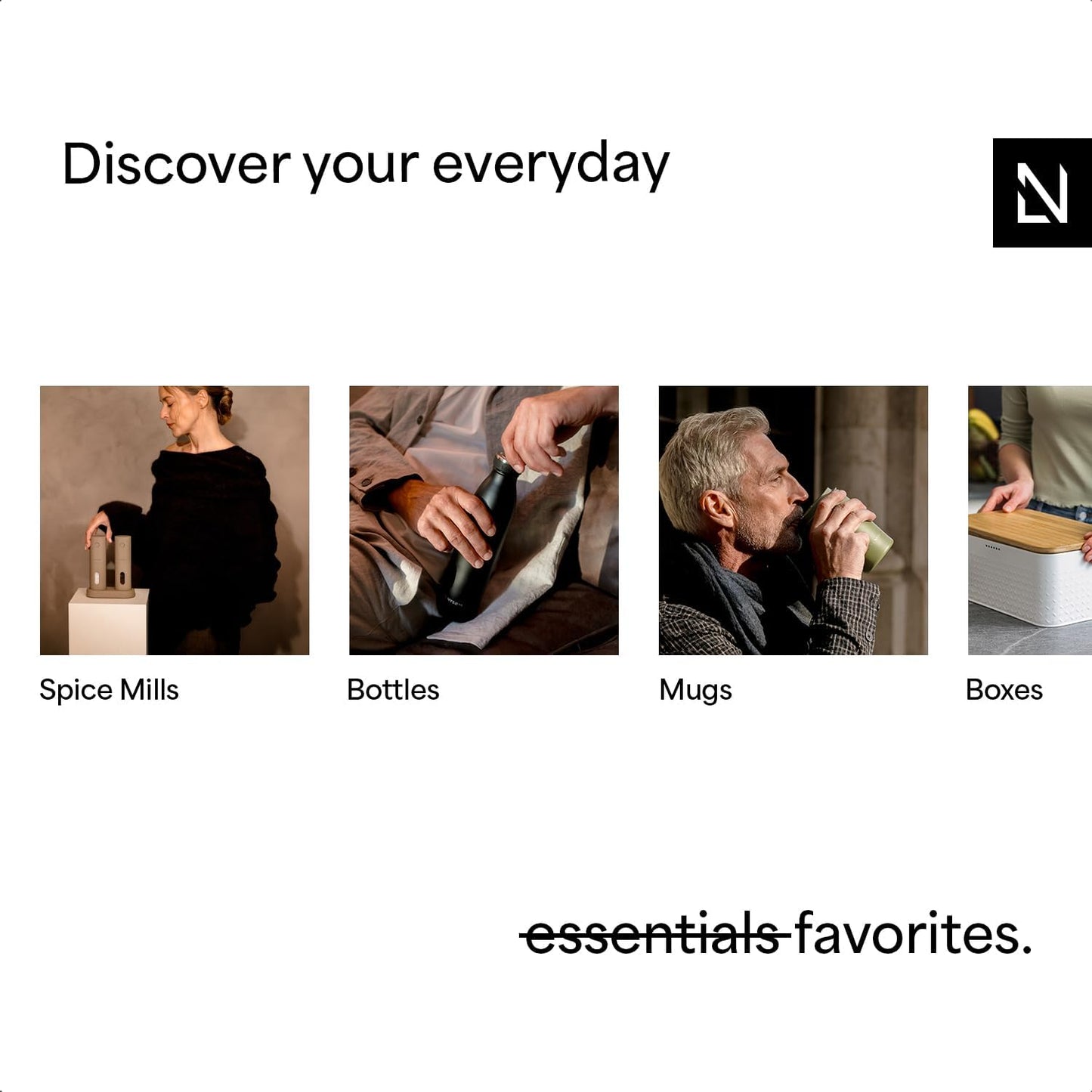 LARS NYSØM Stainless Steel Insulated Water Bottle 12oz 17oz 25oz 34oz 51oz | Insulated Thermo Flask for Hot and Cold Beverages | Leakproof Drinking Bottle (Sky Blue, 25.4 oz)