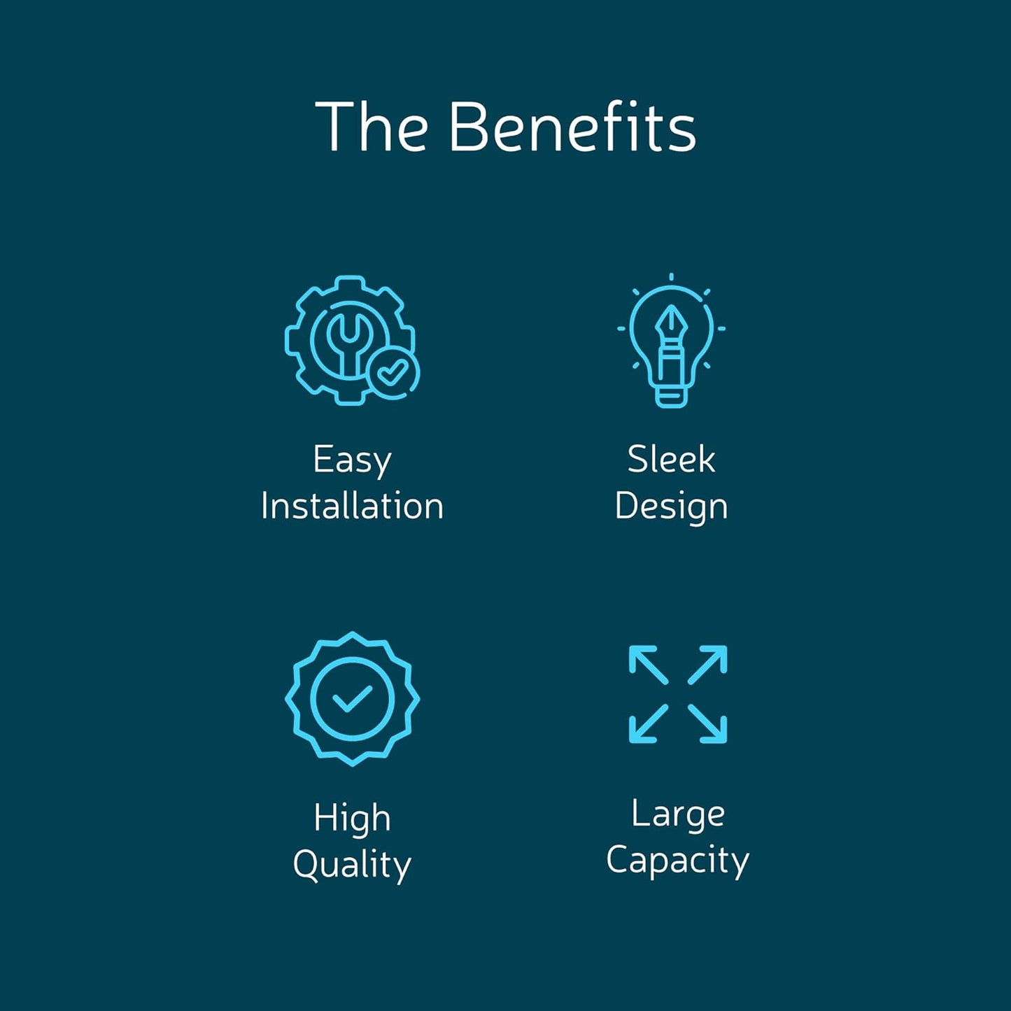 EZbrnd Wall Mount Half-Fold Toilet Seat Cover Dispenser for Commercial/Washroom/Office, Seat Cover Paper Sold Separately, White, 3100-EZ