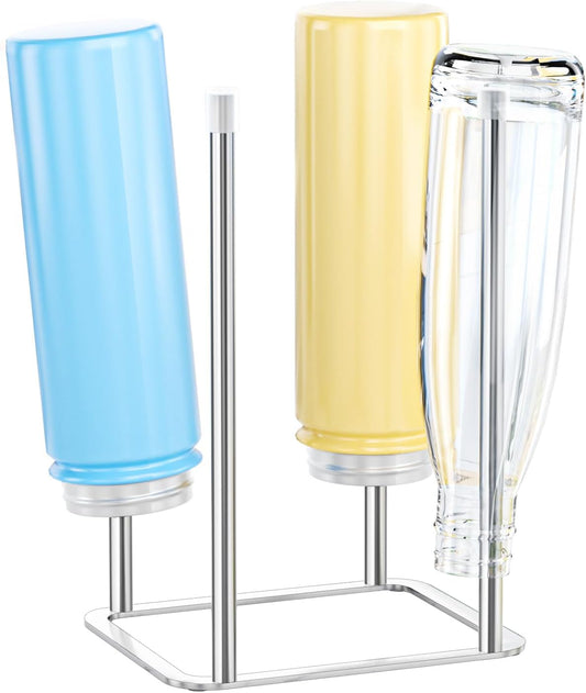 Water Bottle Drying Rack, Stainless Steel Bottle Dryer Rack, Baby Bottles Rack Dryer, Cup Drying Rack, Reusable Bag Drying Stand, Kitchen Stand Holder for Glass Bottles, Water Cups, Plastic Bag
