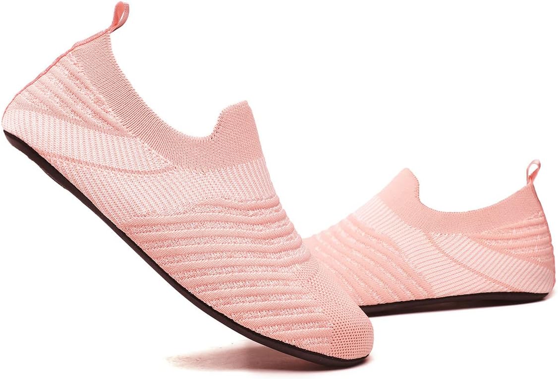 Adult Indoor House Slippers Socks Lightweight Non Slip Grip House Home Shoes for Women Men