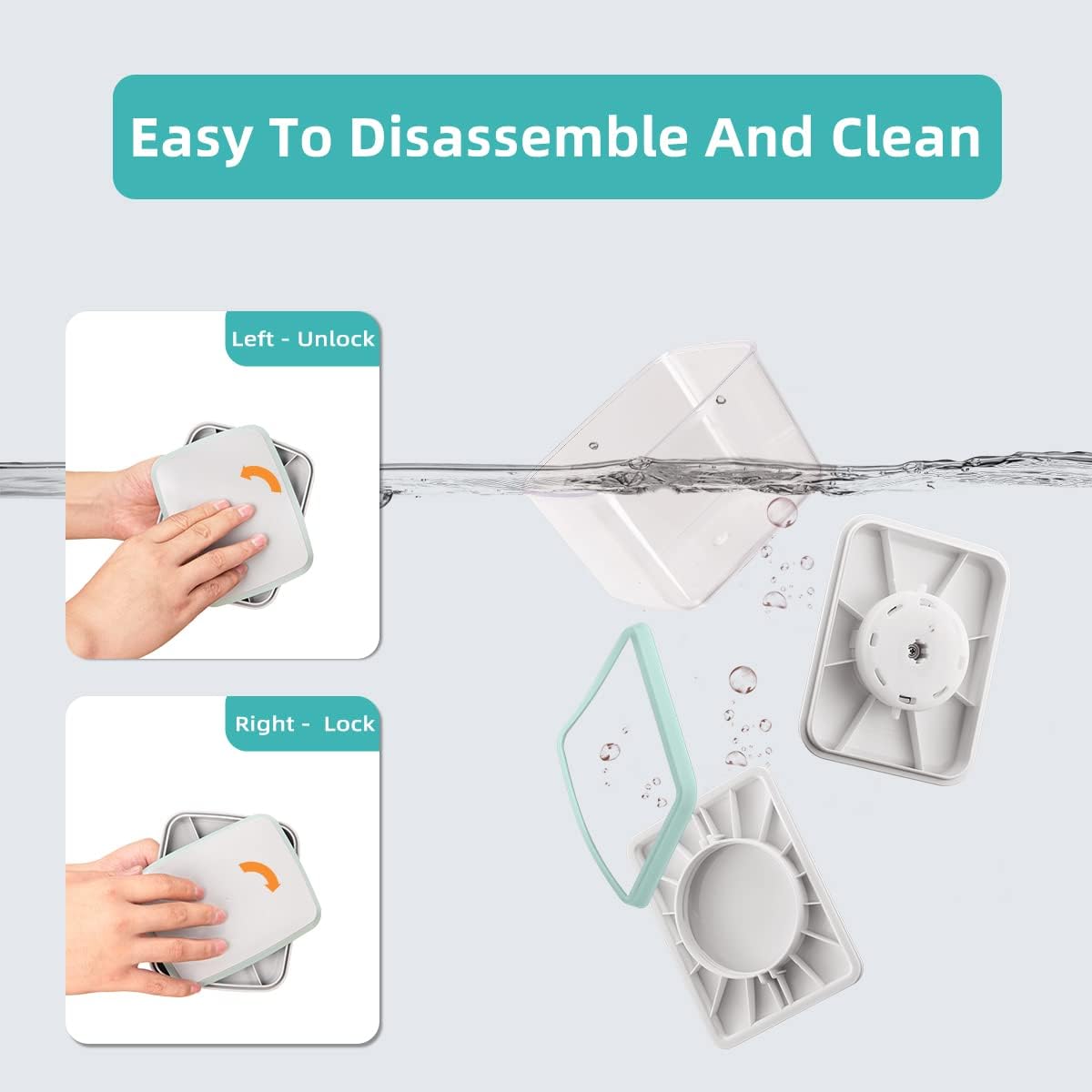 Ankou Food Storage Containers Pop Airtight Food Storage Containers with Lids for Kitchen Pantry Organizing Cereal Snack Flour Sugar Coffee Spaghetti Stackable - 8 Pcs (1.2, 2.0, 2.7, 3.3qt)*2