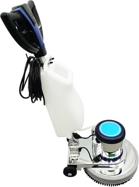 Floor Scrubber Buffer Polisher Commercial Floor Scrubber Machine 18" Tile Floor Cleaning and Polishing Machine 110V 1100W