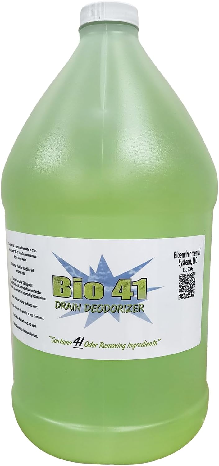 Drain Deodorizer- Odor Eliminator - Commercial Drain Deodorizer - Neutralizer Sewer Gas Smell Remover - One Gallon