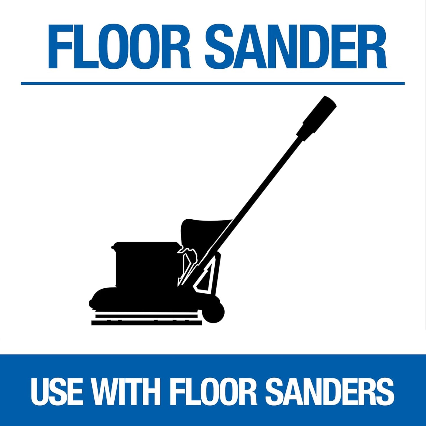 Floor Sanding Screen Disc, 10 Pack, 15", Grit 80