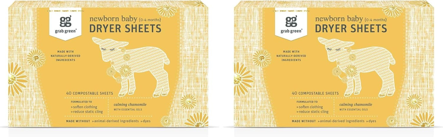 Newborn Baby Dryer Sheets (Pack of 2)