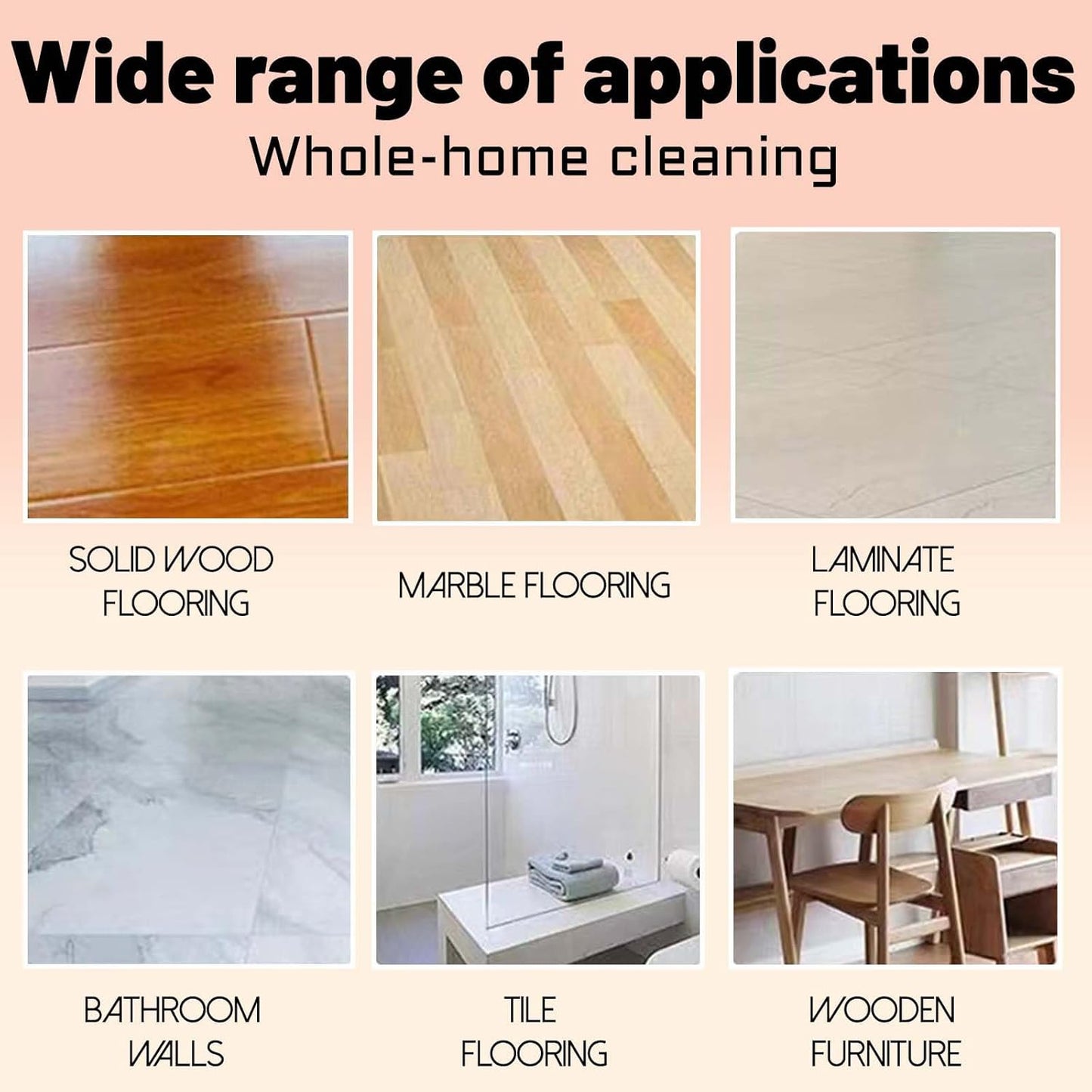 Tile Cleaner, Original Floor Cleaner, Heavy Limpa Pisos, Deep Cleaning Multipurpose Powerful Stain Removing Liquid for Floors, Bathroom Shower, Kitchen (1, 2 PCS)