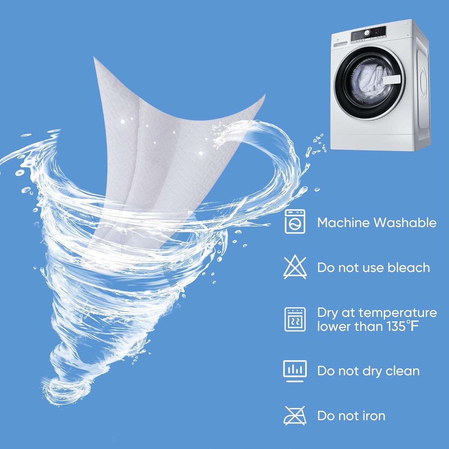 Cooling Waterproof Mattress Protector Twin Size, Mattress Cover 3D Air Fabric Mattress Pad Cover Smooth Soft Breathable Noiseless, 8''-21'' Deep Pocket