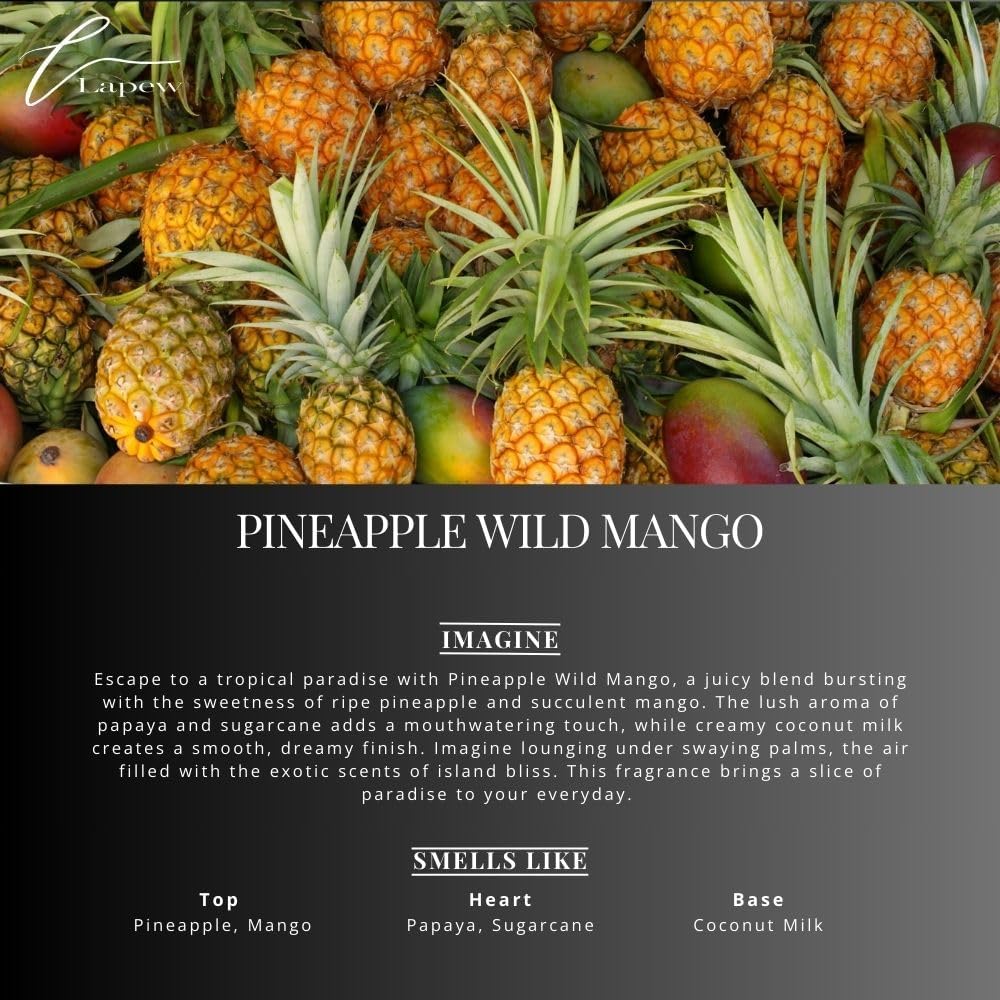 Pineapple Wild Mango Carpet Freshener Powder 16 oz | Powerful Odor Eliminator for Home | Upholstery Deodorizer | Carpet Deodorizer | Pet Urine | Cat Litter Box