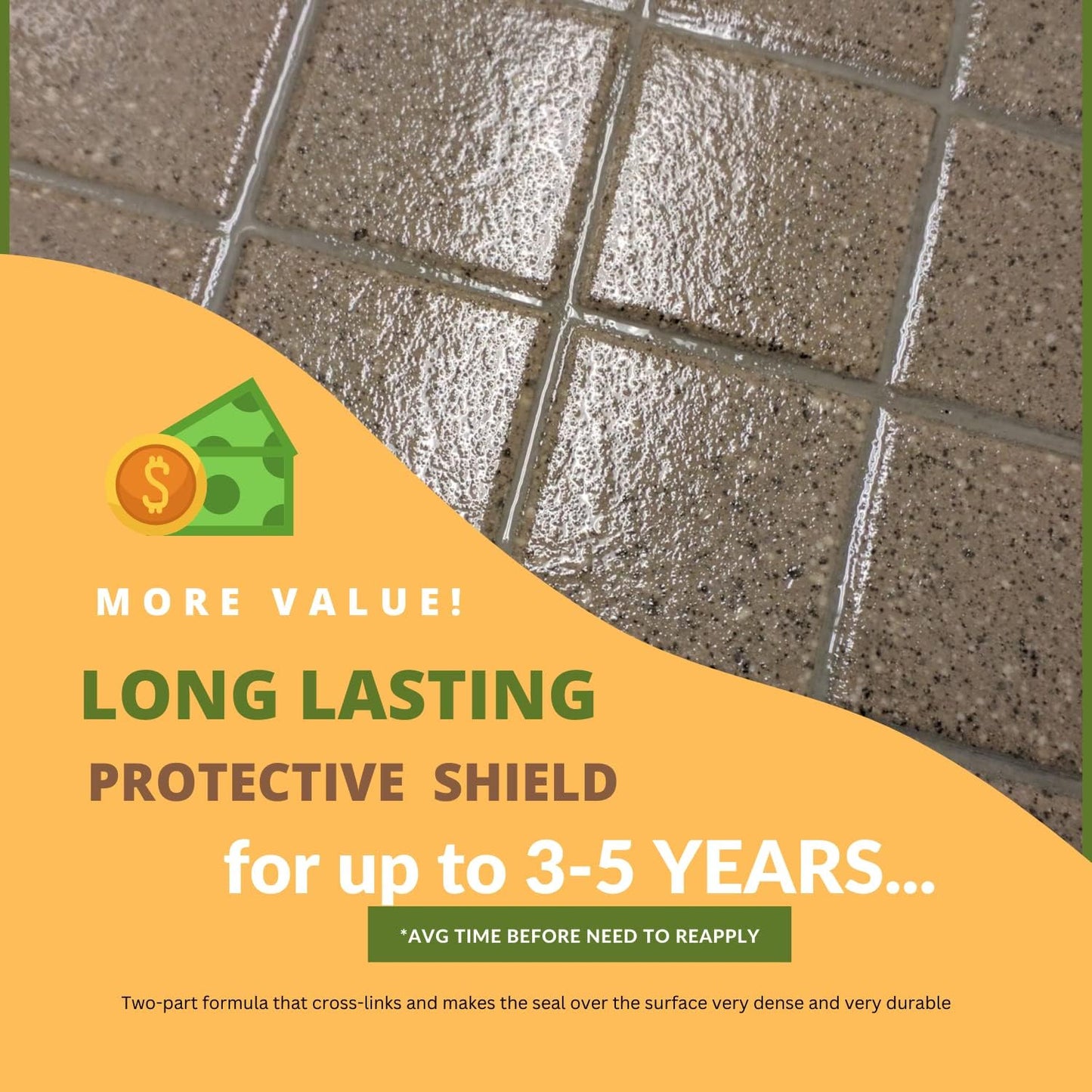 CoverTec GlazeGuard Matte (Sample) Ceramic & Porcelain Tile, Grout Sealer Flat Finish (3 oz Sample Kit)